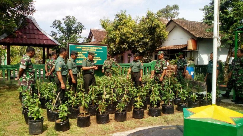 Koramil 14/Limbangan Terima Kunjungan Wasep Pasi Wanwil Korem 073/Makutarama