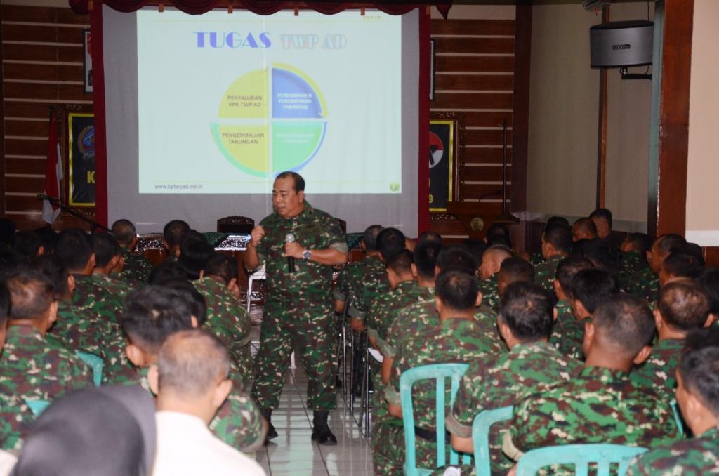 Korem Salatiga Adakan Sosialisasi KPR Swakelola BP TWP AD