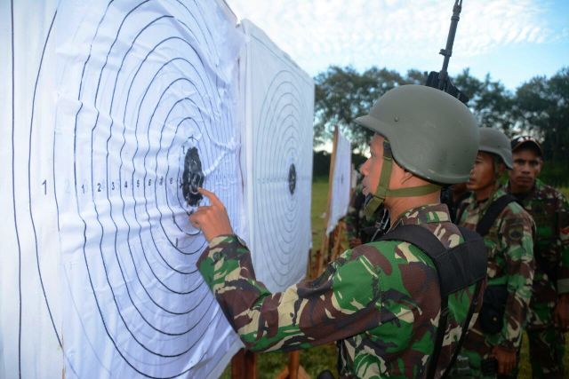 Prajurit Alugoro Maksimalkan Kemampuan Tembak