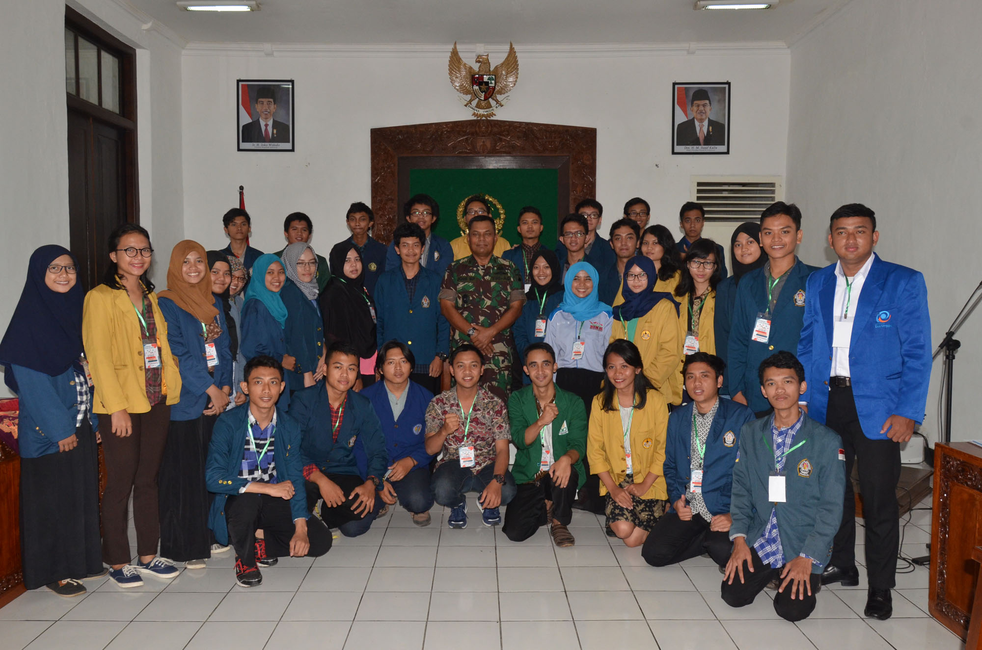 Korem Tanamkan Jiwa Patriotik pada Mahasiswa