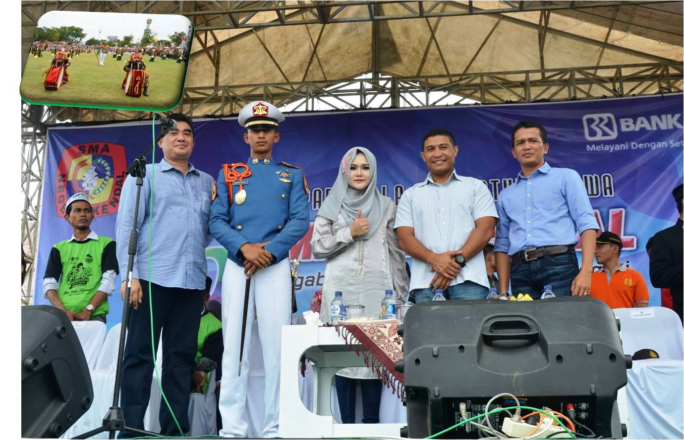 Danrem 073/Mkt  Hadiri HUT Ke-55 SMA Kendal 