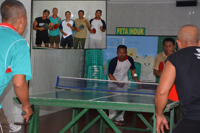 Kodim Salatiga Juarai Pertandingan Ping-Pong