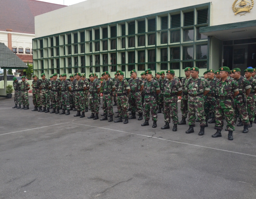 Korem Adakan Apel Siaga Lebaran