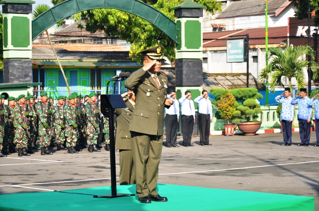 Korem Makutarama Gelar Upacara Hari Kelahiran Pancasila