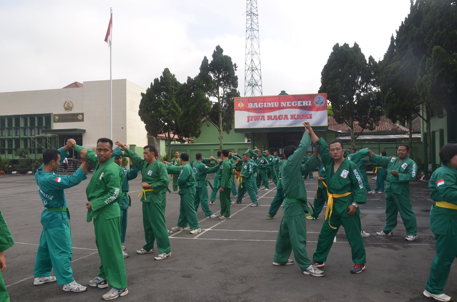 Prajurit Korem Salatiga Permahir Beladiri