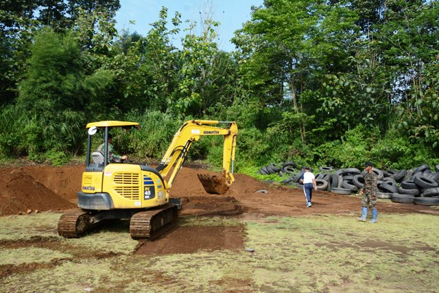 Korem 073/Mkt Perbaiki Lapangan Tembak Kembangsari
