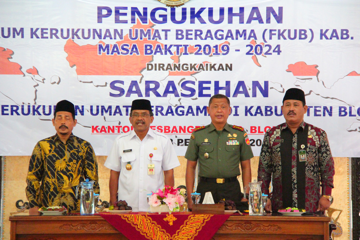 Penandatanganan Hibah Pengamanan Pilkada Kabupaten Blora dengan Korem 073 Makutarama