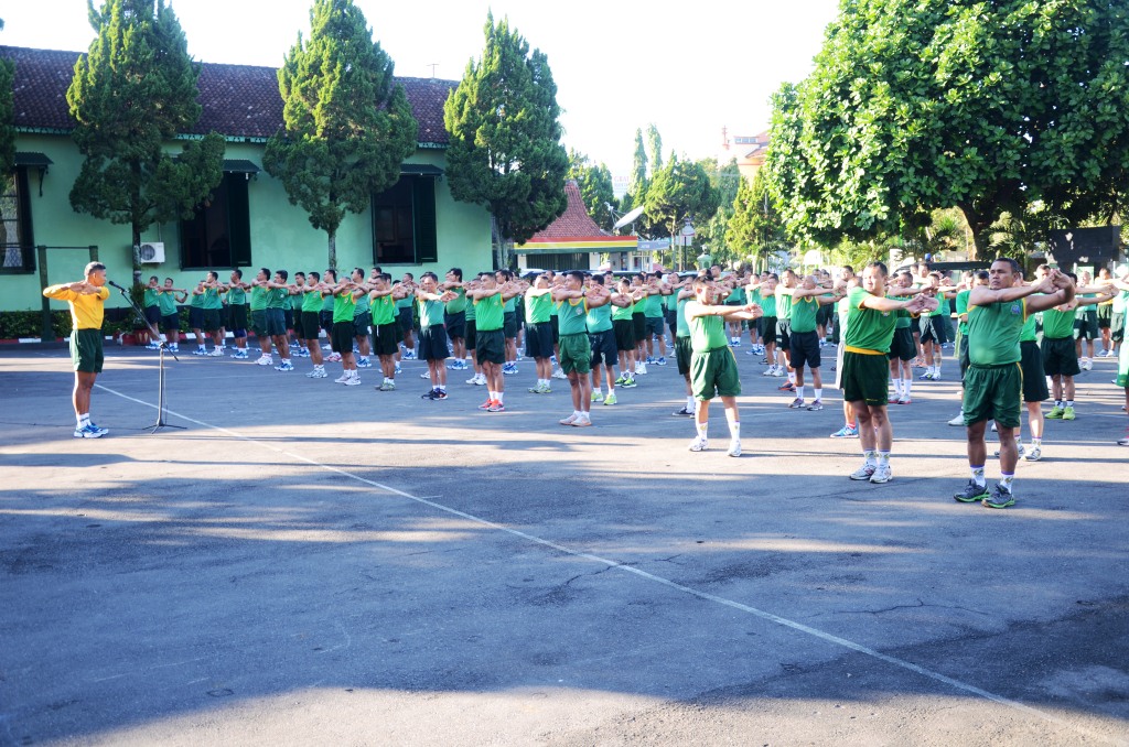 Lari Aerobik Untuk Kebugaran Tubuh Prajurit