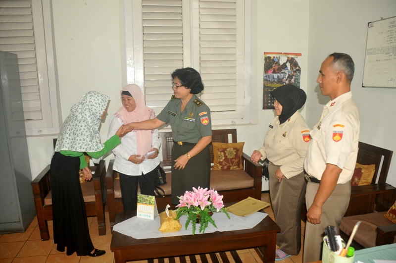 Korem Berikan Santunan Kepada Keluarga Alm Letda Inf Margono