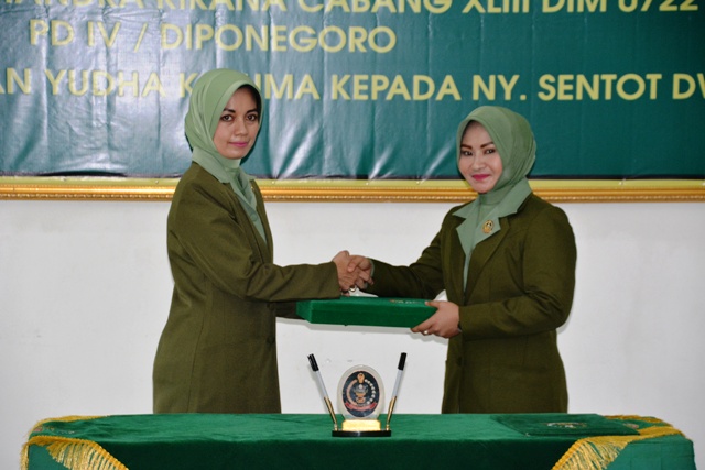 Ny. Sentot Dwi Pimpin Persit Cabang Kodim Kudus