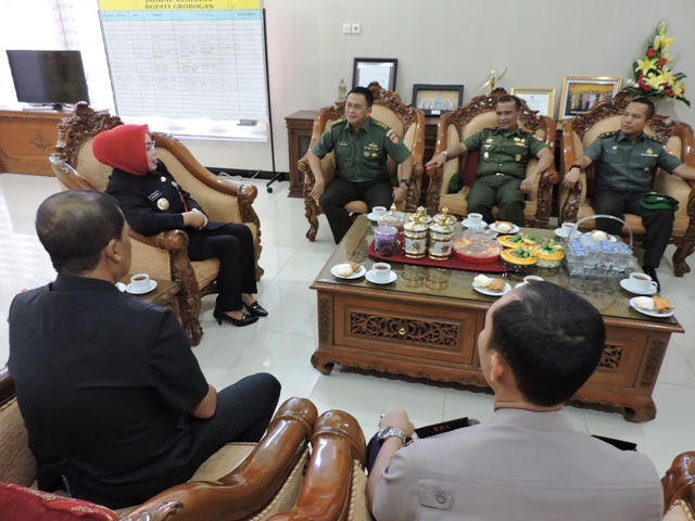 Kasiter Salatiga Kunjungi Kodim Purwodadi