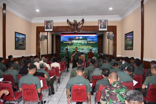 Cegah Pelanggaran, Personel Korem 073/Makutarama Terima Sosialisasi Tentang Larangan Judi Online