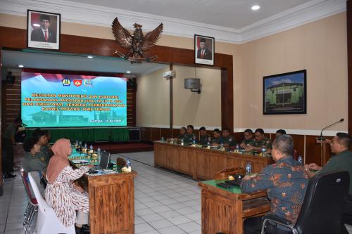 Korem 073/Mkt Kedatangan Tim dari Dirjend Perbendaharaan Kanwil Jawa Tengah