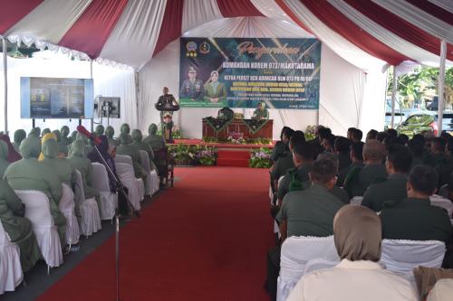 Danrem 073/Makutarama Ingatkan Anggota Jaga Keharmonisan Keluarga dan Jauhi Pelanggaran