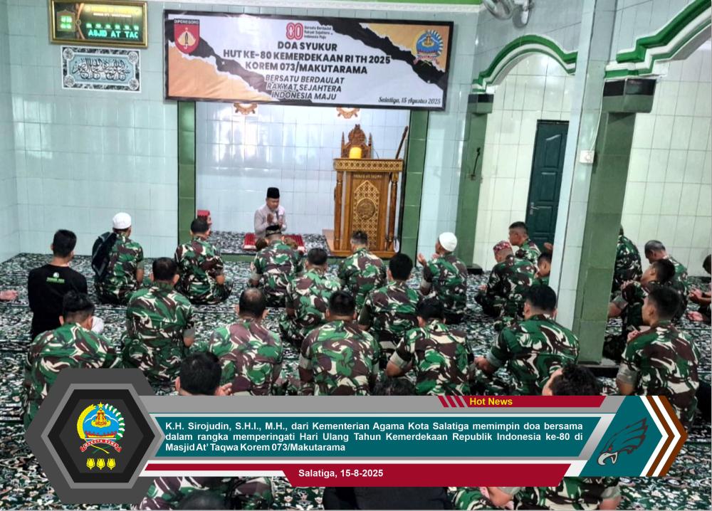 Masjid At Taqwa Bergema! Sholat Jumat  Sarat Makna Kemerdekaan