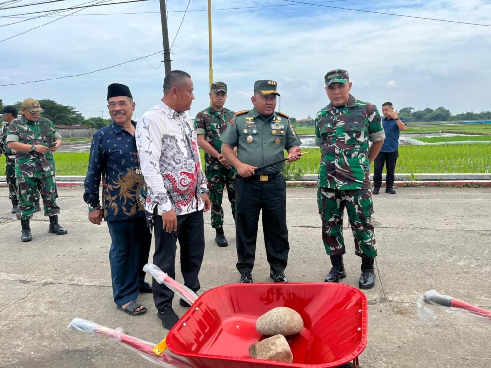 Danrem 073/Makutarama Tinjau Pembangunan Koperasi Merah Putih Tambakrejo