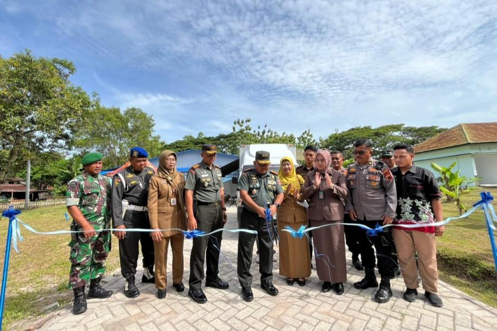 Danrem Makutarama Resmikan SPPG Bangkle Dalam Rangka Dukung Program MBG