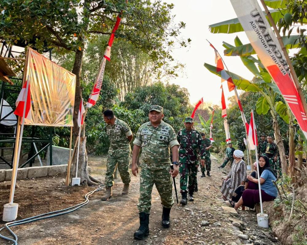 Danrem 073/Makutarama Tinjau Penyiapan Sumur Bor di Pucakwangi Pati