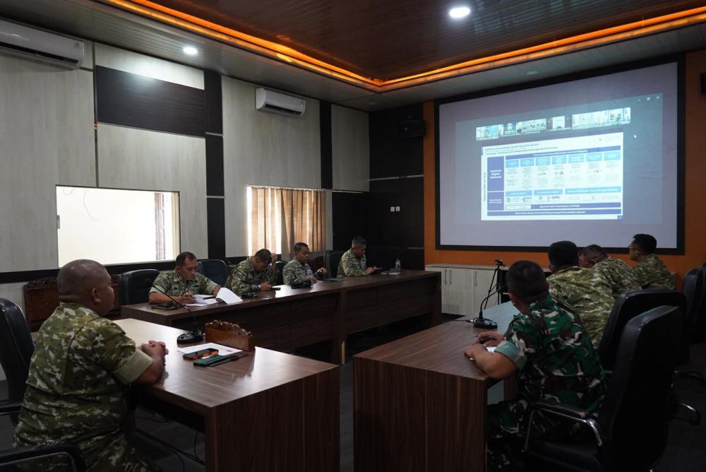 Danrem 073/Makutarama Ikuti Vicon Perluasan Uji Coba Perlindungan Sosial Digital, Dorong Sinergi hingga Tingkat Daerah