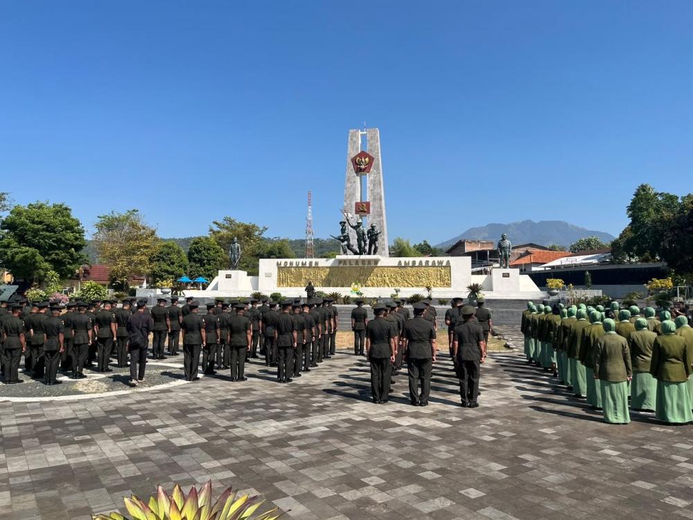 Danrem 073/Makutarama Pimpin Ziarah dalam Rangka HUT ke-81 TNI dan HUT ke-76 Kodam IV/Diponegoro Tahun 2026 di Monumen Palagan Ambarawa