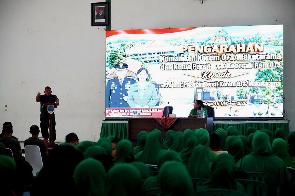 Jelang Pindah Tugas, Danrem Titipkan Pesan Pengabdian dan Kebersamaan