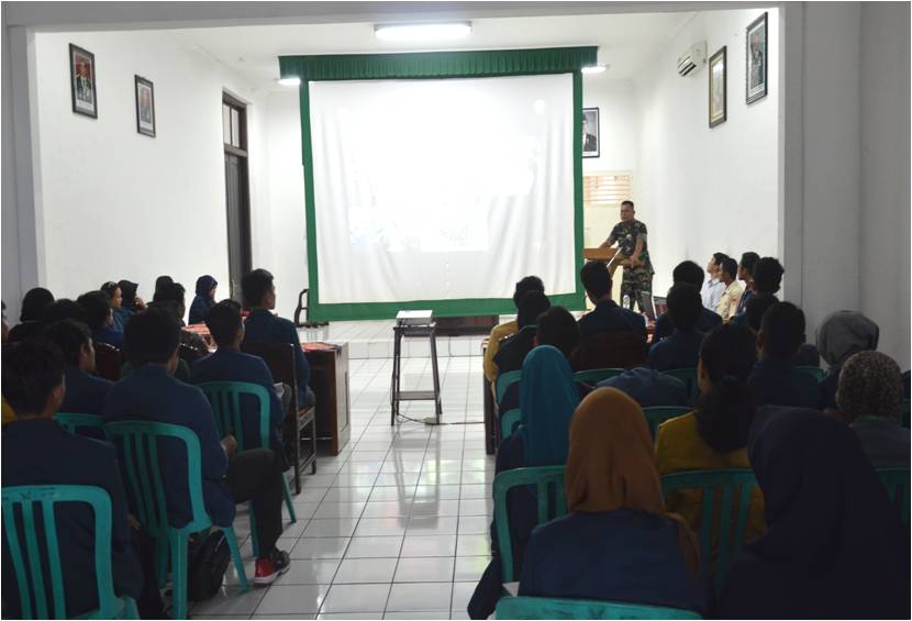 Kasdam sampaikan materi Bela negara