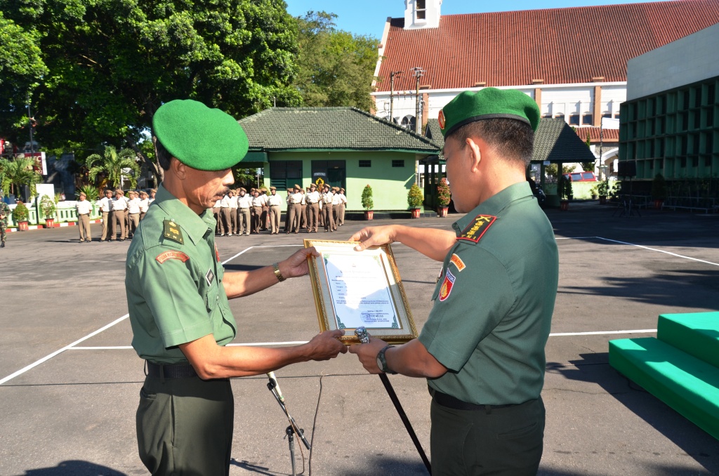 Danrem Melepas Prajurit Yang Memasuki MPP