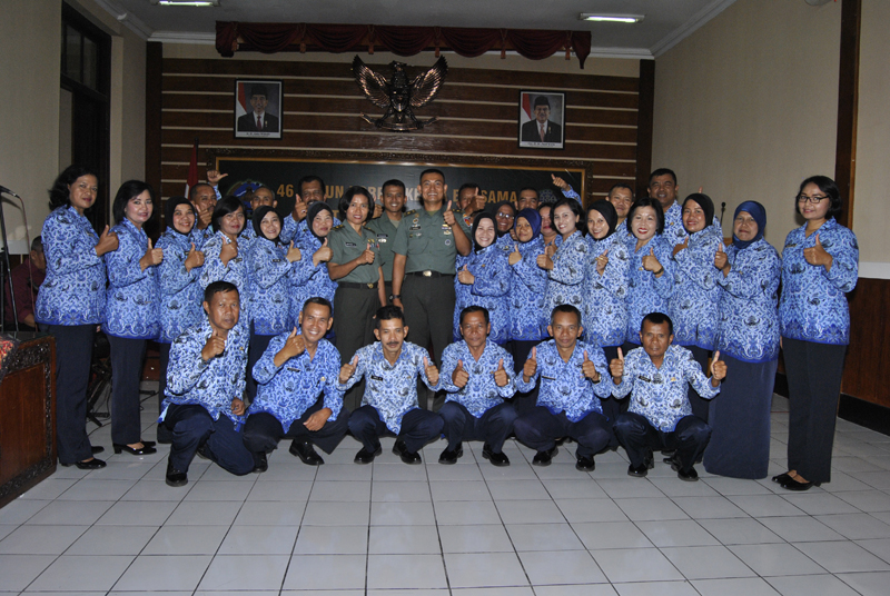 HUT korpri ke-46, Makorem 073/Makutarama mengadakan syukuran