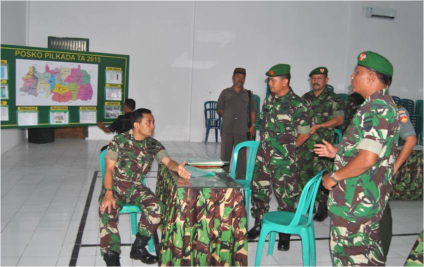 Danrem Cek Kesiapan Pam Pilkada