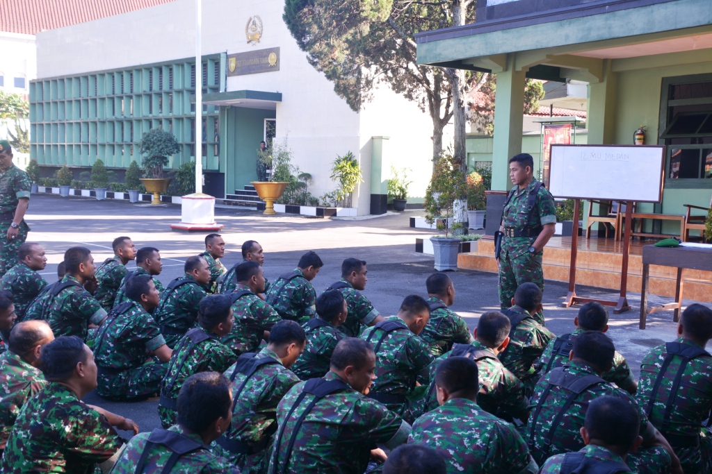 Navigasi Darat Korem 073/Makutarama Terus Diasah Meski Dibulan Puasa 