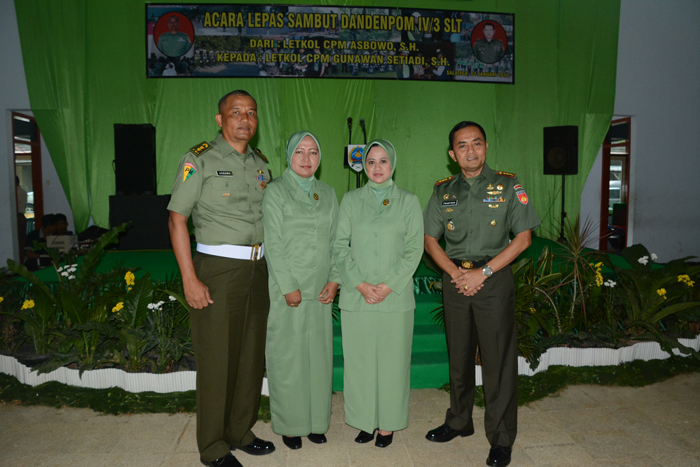 Danrem Hadiri Lepas Sambut Dandenpom IV/3