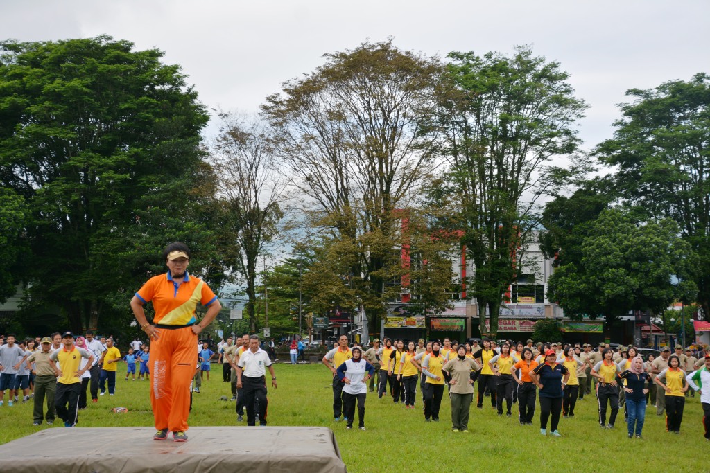 Senam Bersama Dengan Forkompinda Kota Salatiga