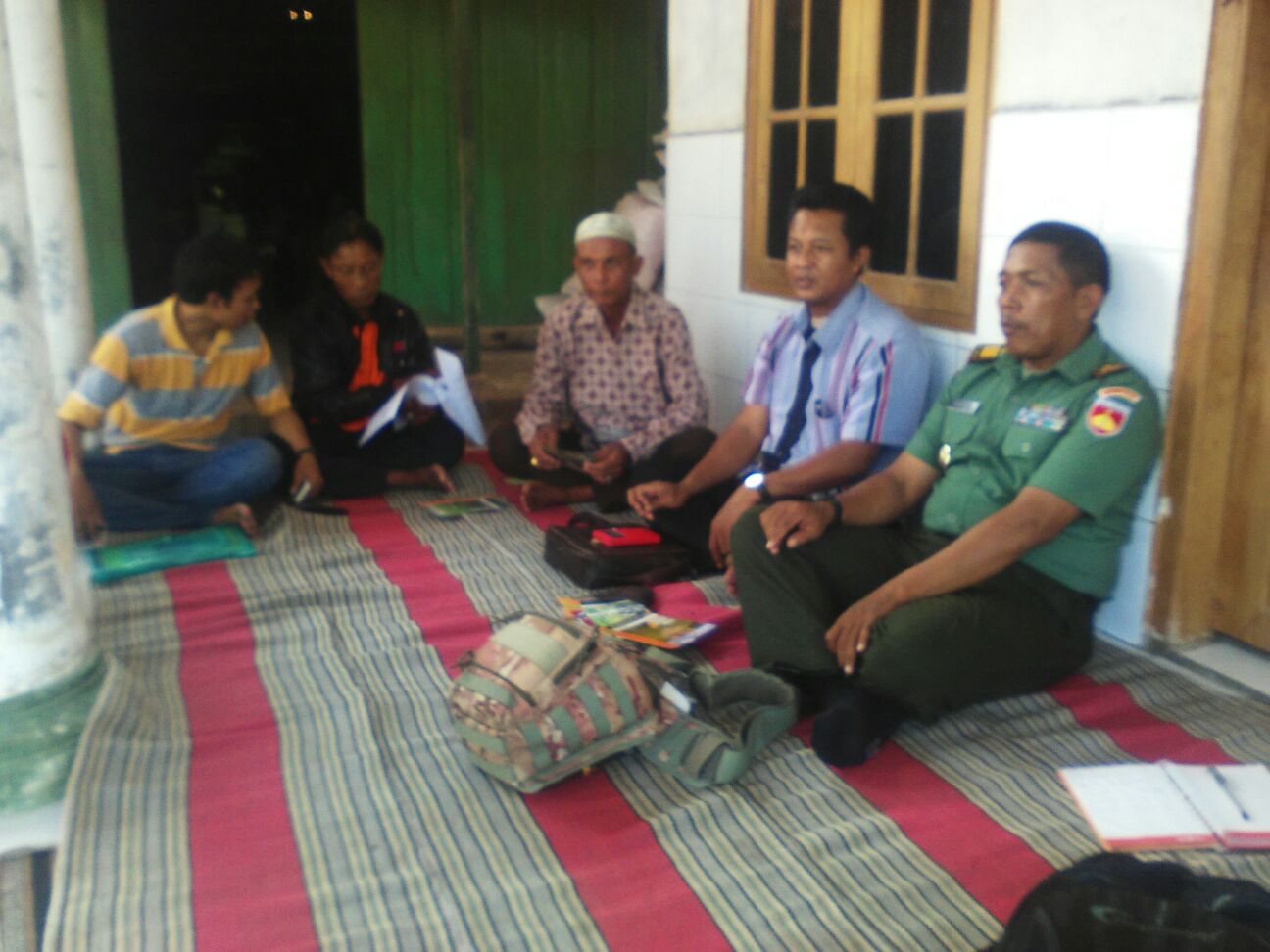 Jalin Silaturahmi Dengan Gapoktan Di Wilayah Koramil 02/ Kaliori Gelar Pertemuan Rutin Bulanan