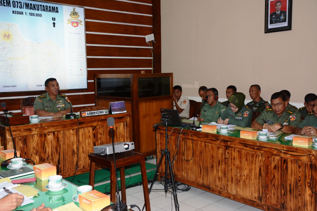 Korem Adakan Sidang Pankar