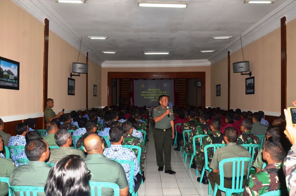 Danrem Salatiga Tekankan Jaga Netralitas TNI Dalam Pilkada