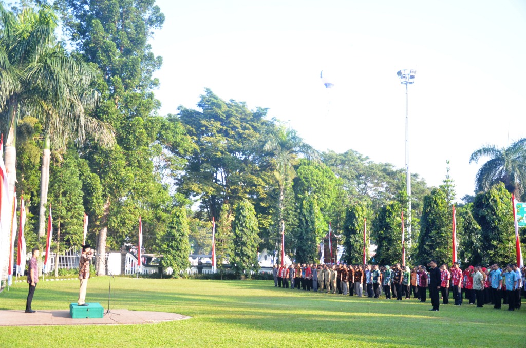 Kasrem Salatiga Hadir Dalam Upacara Hari Koperasi Ke 71 Di Pemkot Salatiga