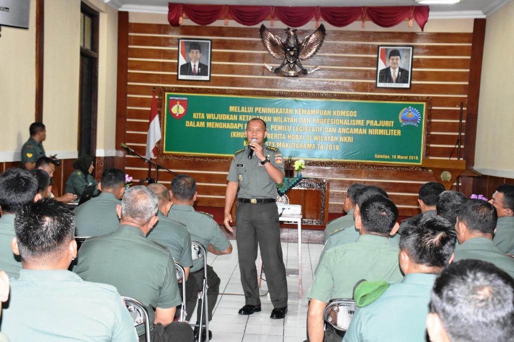 Korem Adakan Komunikasi Sosial (Komsos)