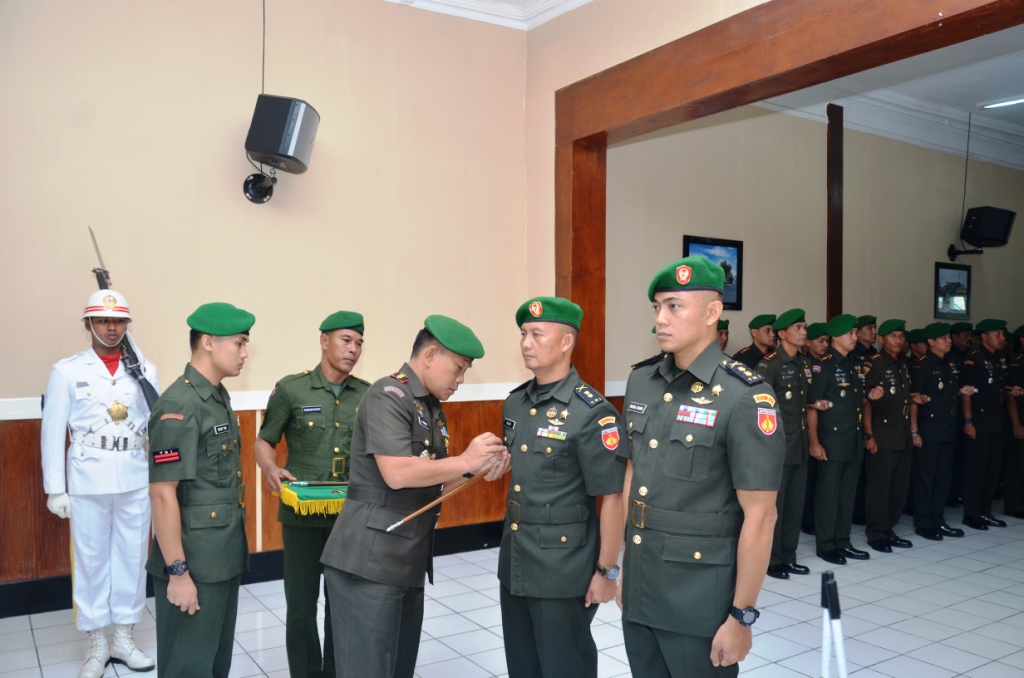 Danrem 073/Makutarama Kol Inf Joni Pardede S.Sos, M.M Pimpin Sertijab Kasrem dan Dandim Salatiga