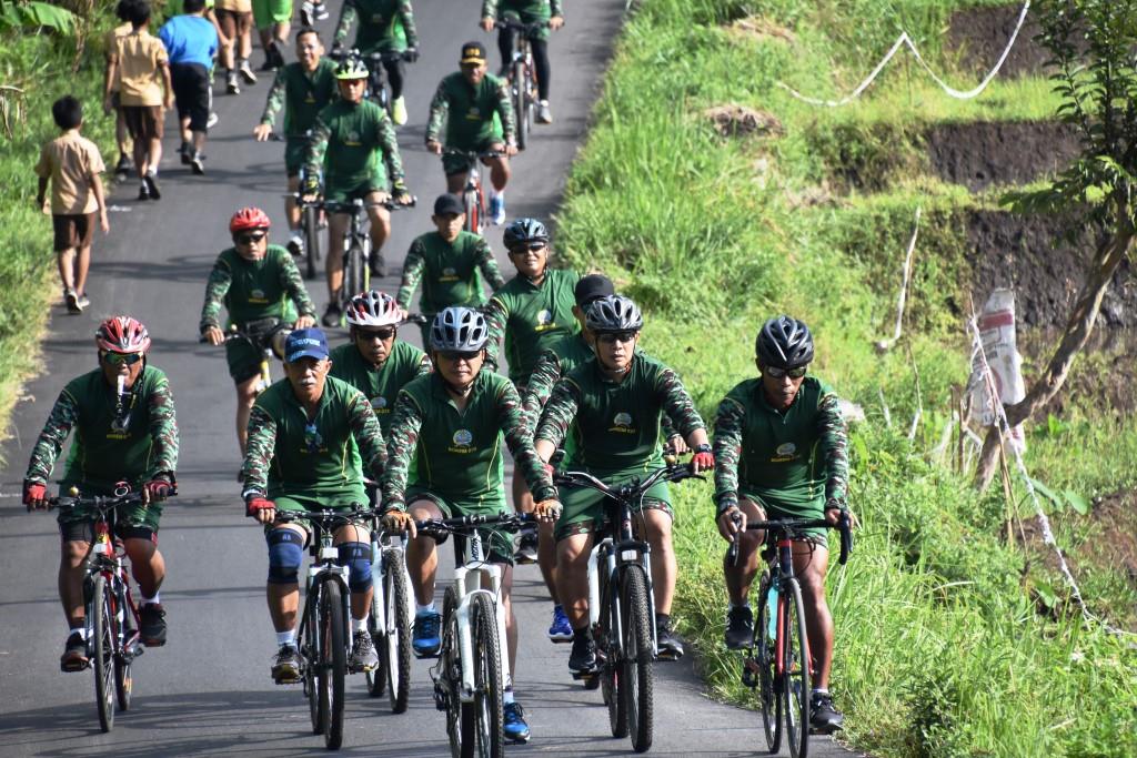 Korem Adakan Sepeda Santai Kelilingi Kota Salatiga