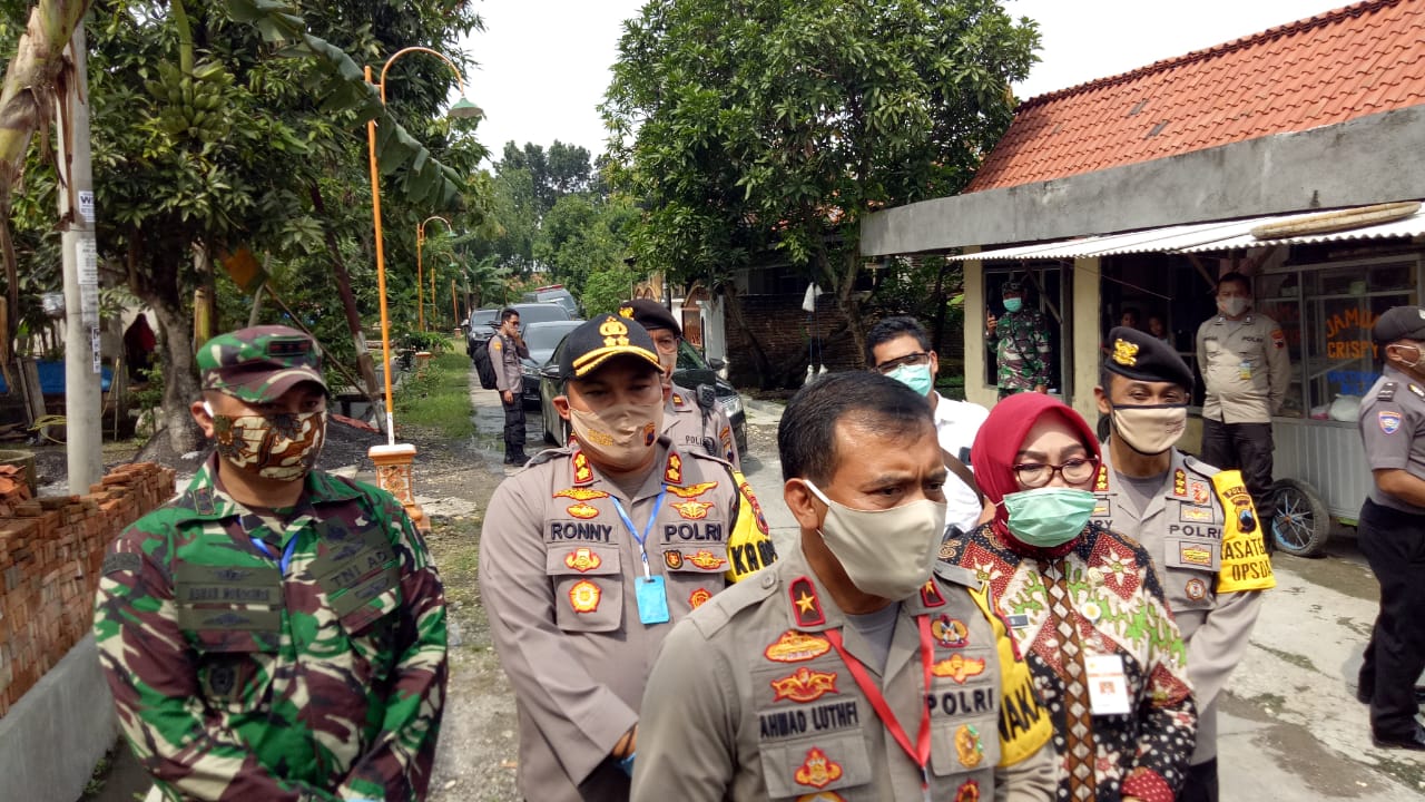 Dandim Purwodadi  Hadiri Kunjungan kerja Kapolda Jateng di Polres Grobogan