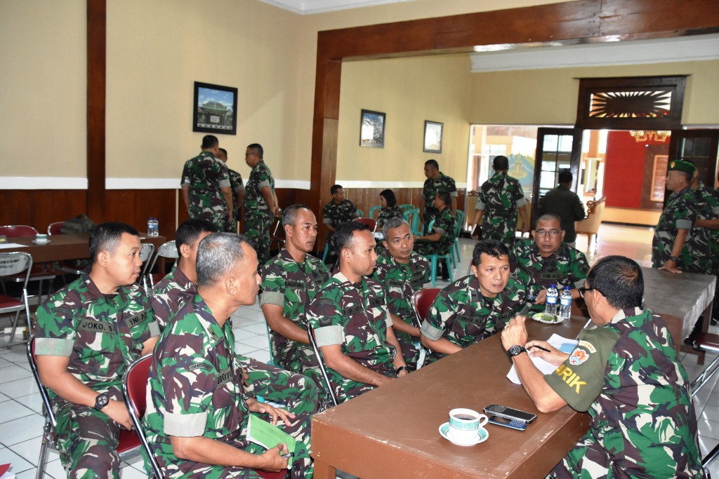 Tim Wasrik Itjenad Kunjungi Korem 073/Makutarama