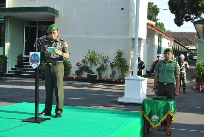 Danrem 073/Mkt Bacakan Amanat Upacara
