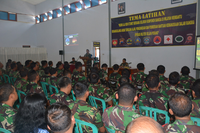 Latihan Posko 1 Tingkat Kodim Di Tutup