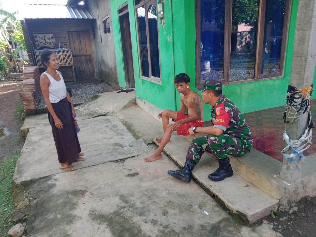 Tangani Anak Punk, Ini yang Dilakukan Babinsa Dorang