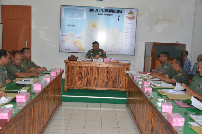 Korem Gelar Sidang Pankar